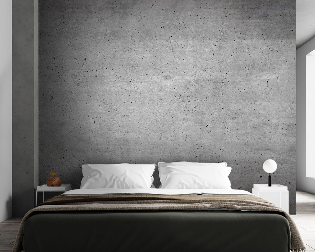 Grey concrete surface with small specks