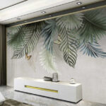 Fototapeta Grupa motyli na liściach