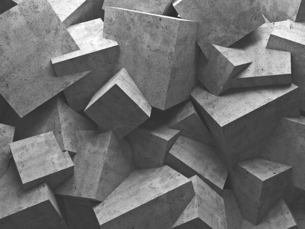 Stos betonowych bloków Stos betonowych bloków