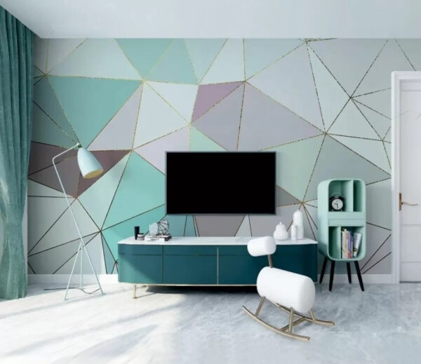 Abstrakcyjny geometryczny pastelowy wzór mozaiki Abstrakcyjny geometryczny pastelowy wzór mozaiki