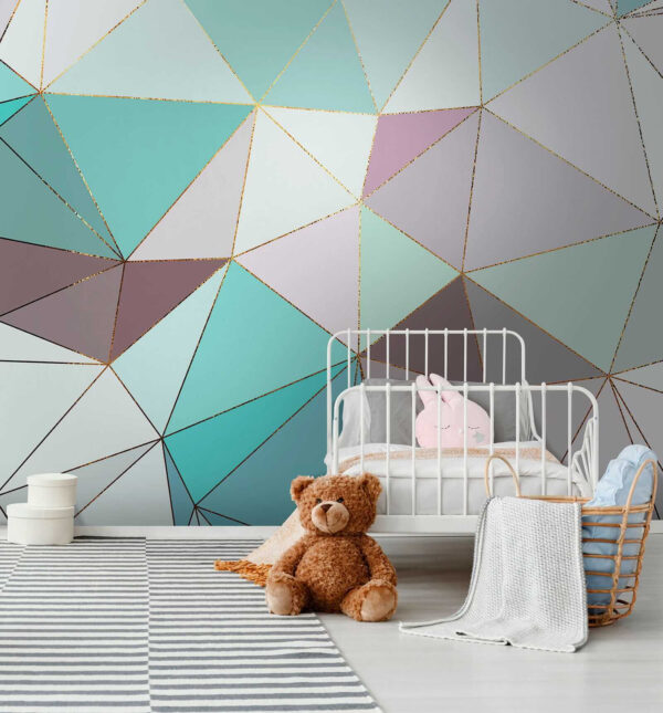 Abstrakcyjny geometryczny pastelowy wzór mozaiki Abstrakcyjny geometryczny pastelowy wzór mozaiki
