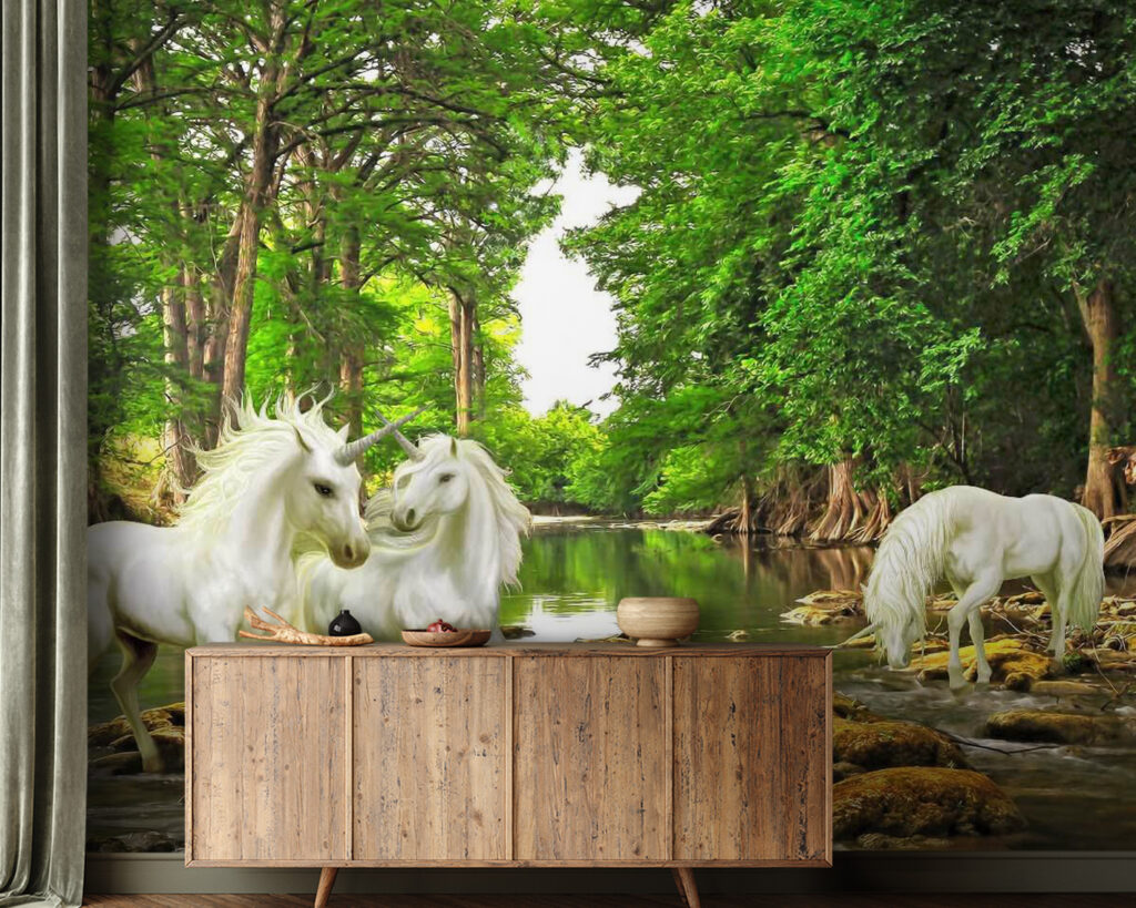 u05099pig21 1024x819 - Grupa białych jednorożców w rzece - tegory