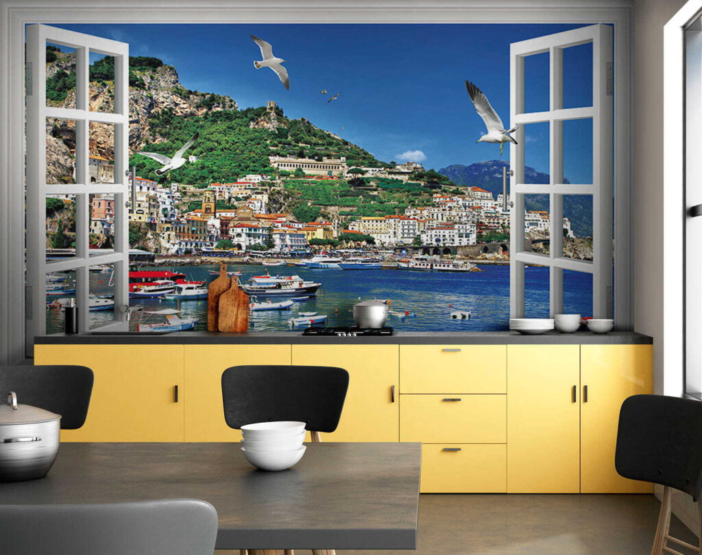 u16498pik3m 1024x810 - Okno z widokiem na miasto i łodzie - tegory