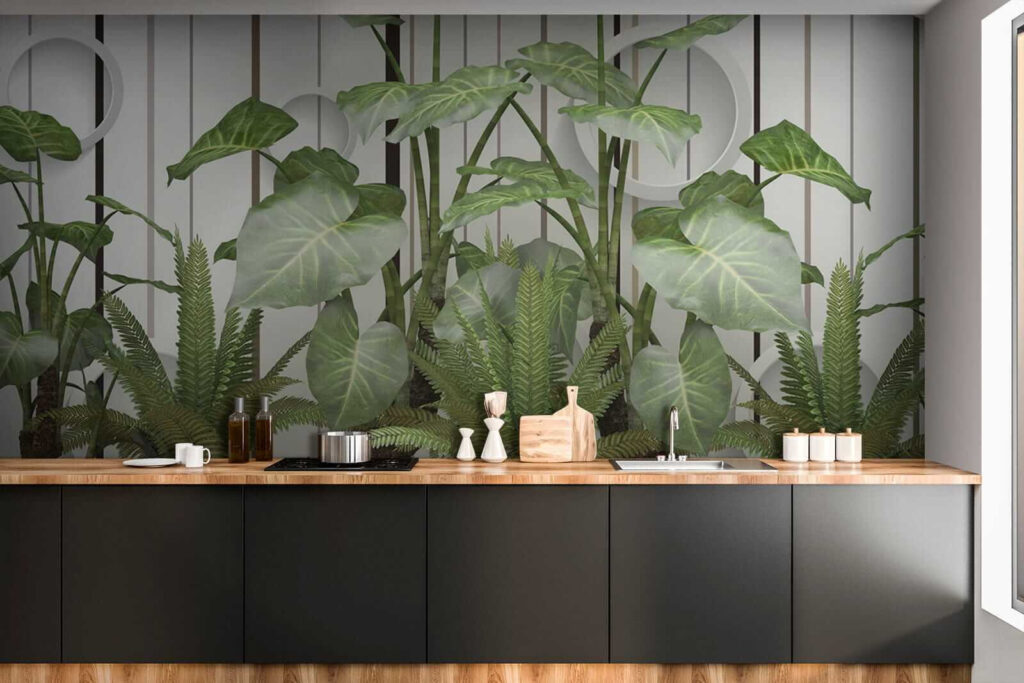 Plant with green leaves