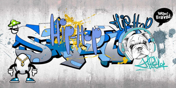 Graffiti na ścianie Graffiti na ścianie