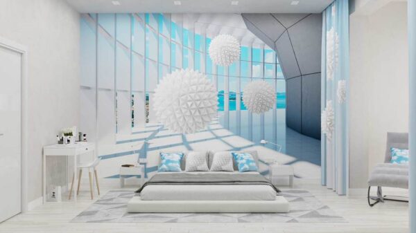 Białe kule w pomieszczeniu z oknami u60469pib1 600x337 - Białe kule w pomieszczeniu z oknami - tegory