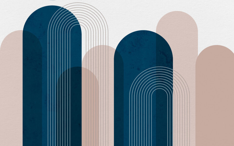 Blue and pink art Blue and pink art