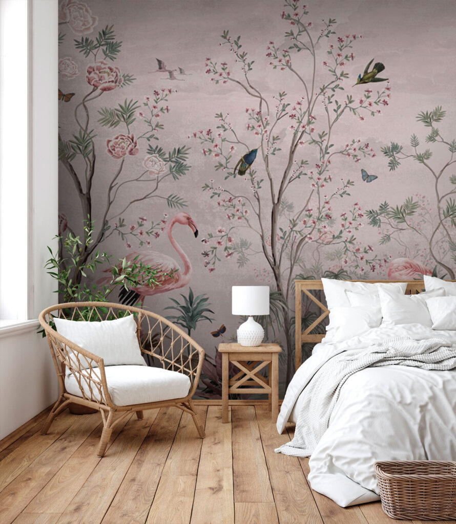 u73559pib1 890x1024 - Tapeta z ptakami i roślinami - tegory