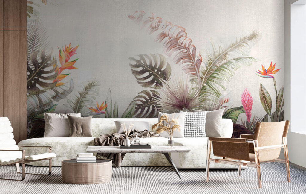 u73990pig1 1024x648 - Żywe tropikalne liście i kwiaty - tegory