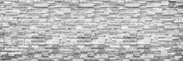 Textured stone wall in monochrome design