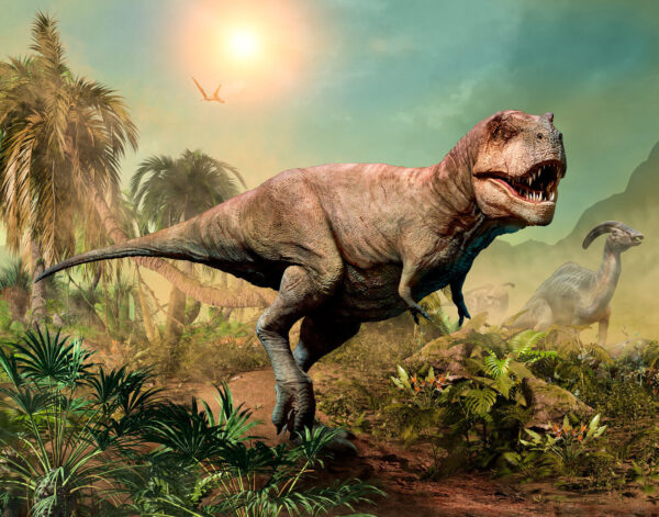 Dinozaur w dżungli Dinozaur w dżungli