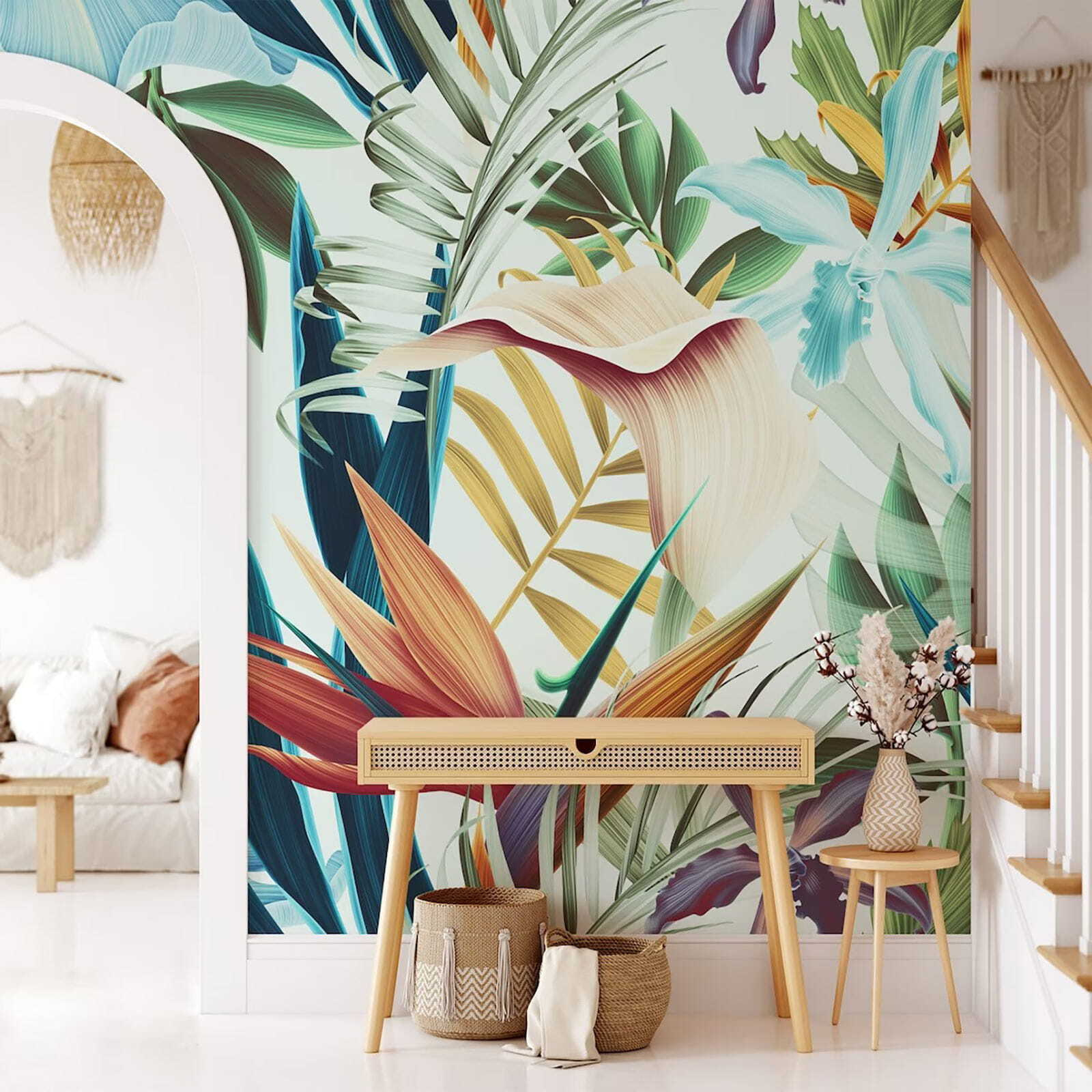 Colorful floral pattern