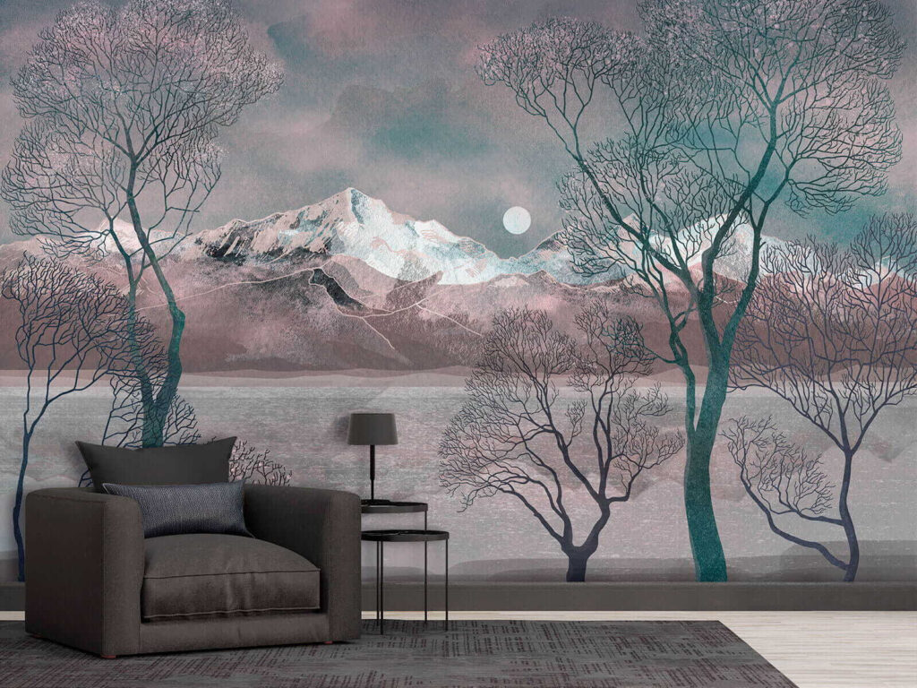 Krajobraz z drzewami i górami u80027pig2 1024x768 - Krajobraz z drzewami i górami - tegory