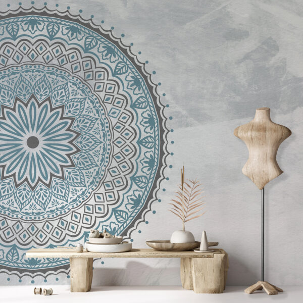 Niebiesko-szara mandala Niebiesko-szara mandala