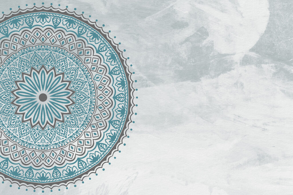 Niebiesko-szara mandala Niebiesko-szara mandala