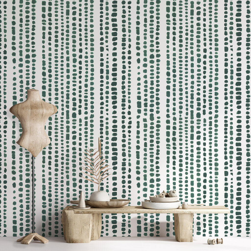 A green and white pattern A green and white pattern