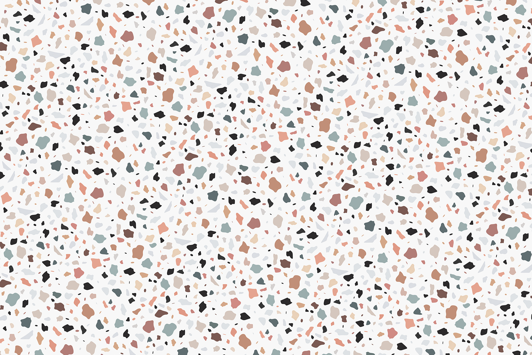 A multi colored speckled surface