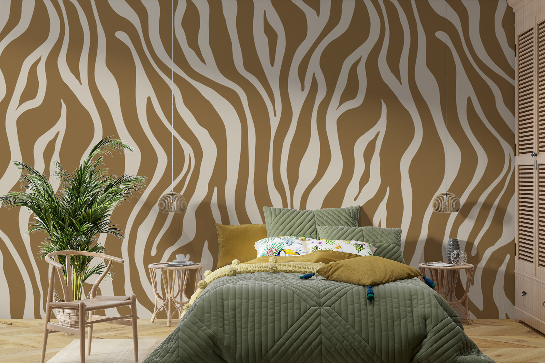 A close up of a pattern