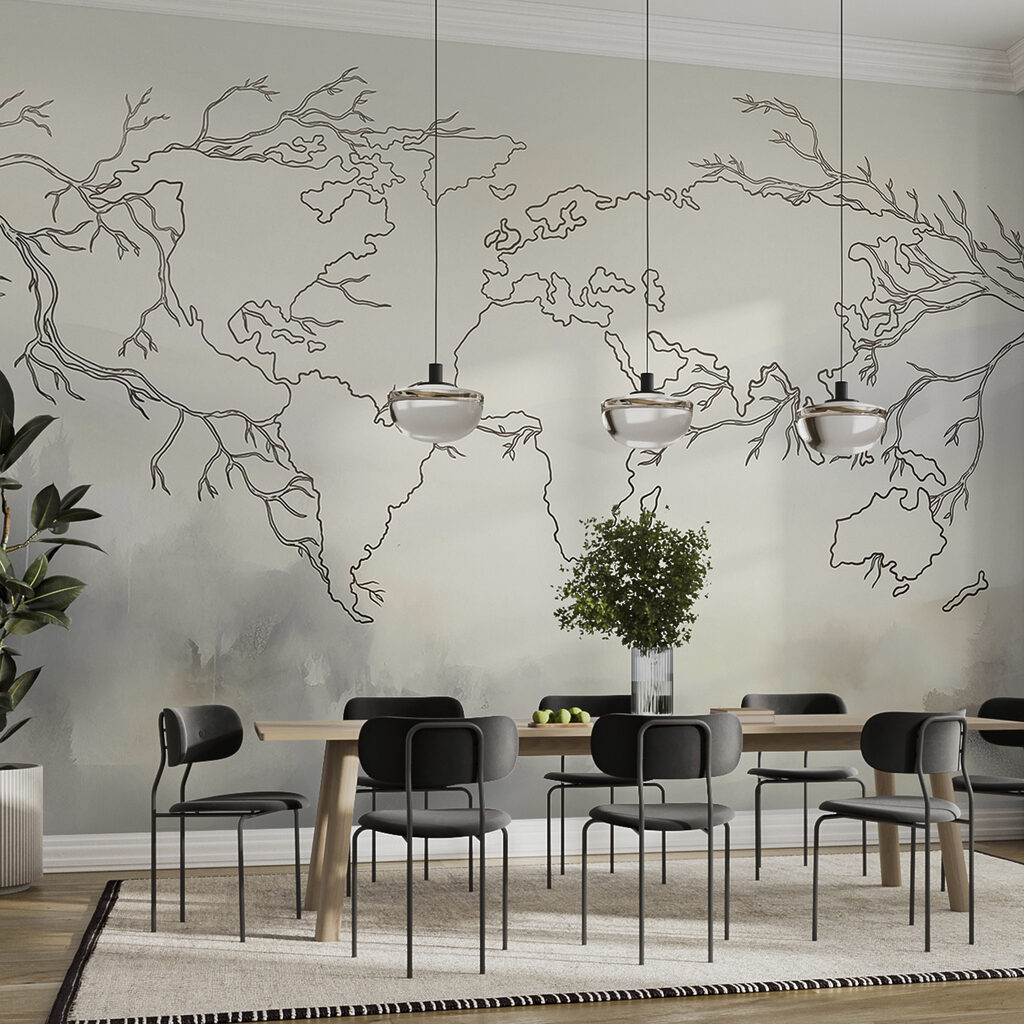A map of the world