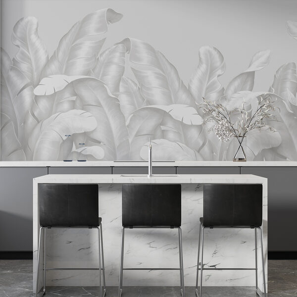 A group of white leaves