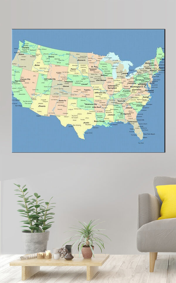 Mapa Stanów Zjednoczonych Mapa Stanów Zjednoczonych