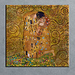 Obraz Obraz przedstawiający całujących się mężczyznę i kobietę