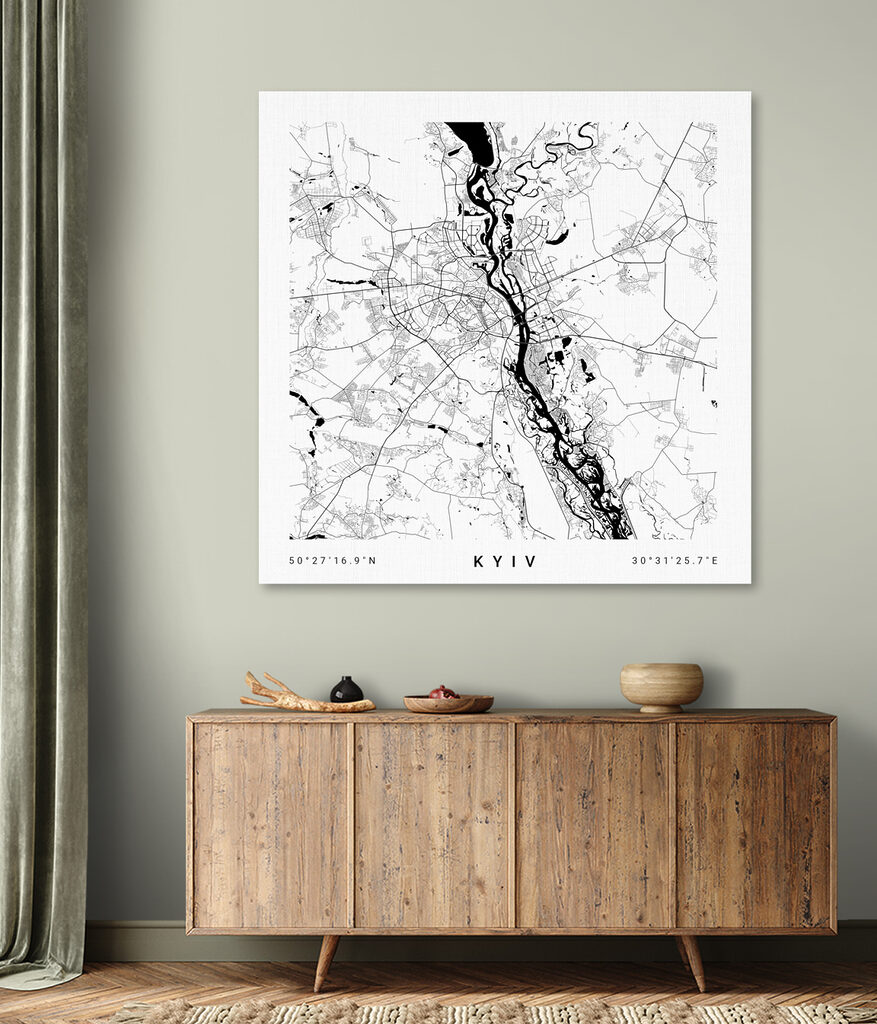 A map of a city