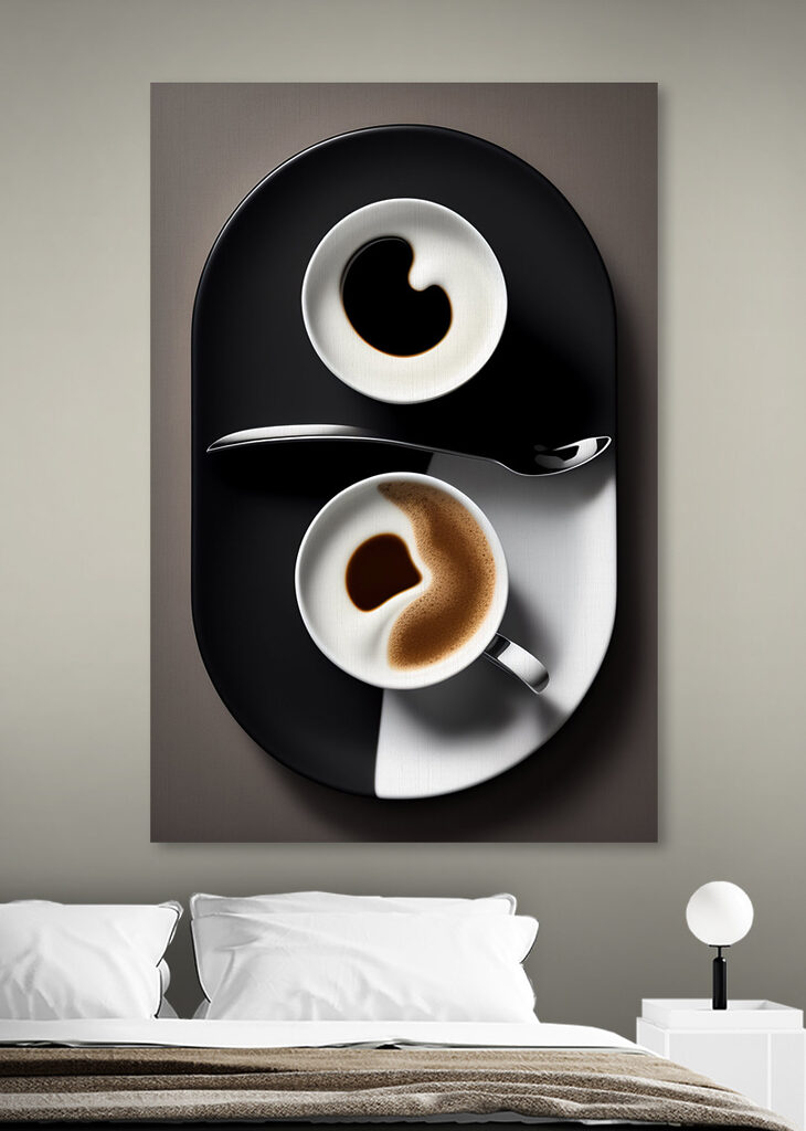 A cup of coffee with a spoon and a spoon A cup of coffee with a spoon and a spoon