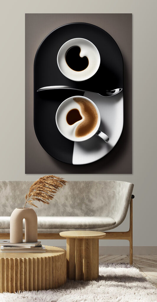 A cup of coffee with a spoon and a spoon A cup of coffee with a spoon and a spoon