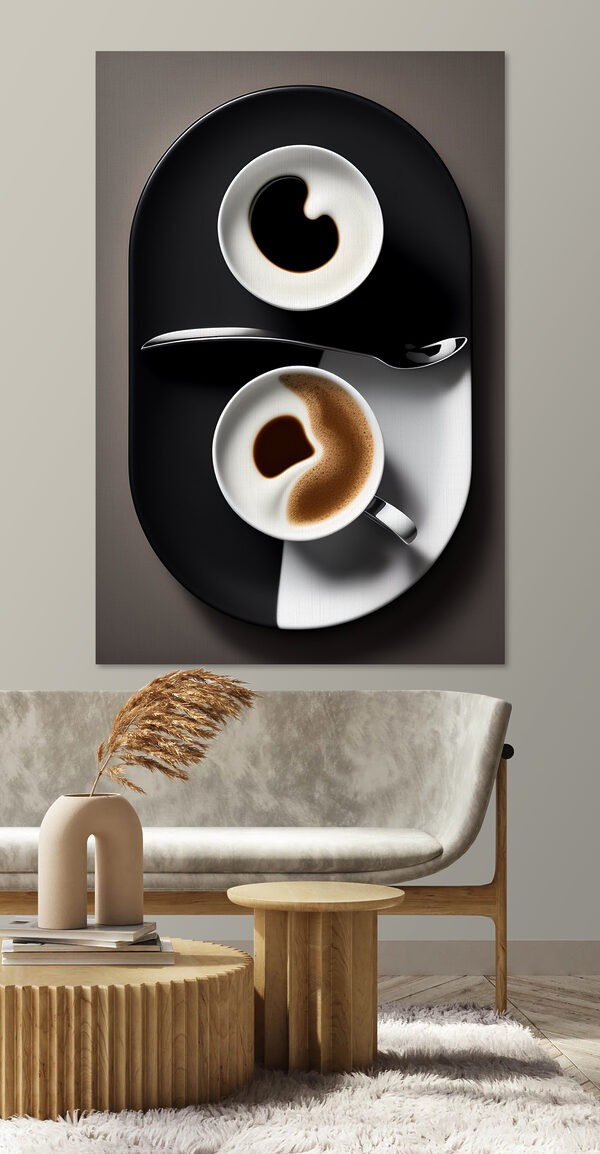 A cup of coffee with a spoon and a spoon A cup of coffee with a spoon and a spoon