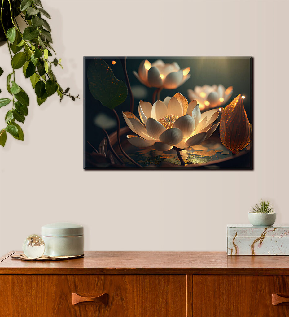 A white flower with yellow specks on it