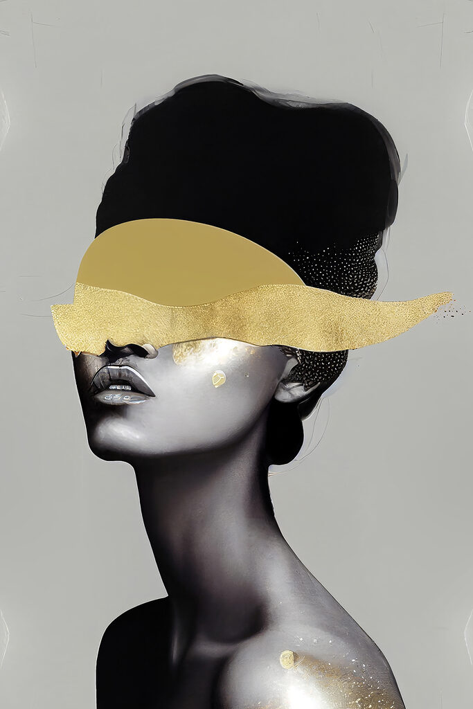 Elegance veiled in mysterious shimmer Elegance veiled in mysterious shimmer