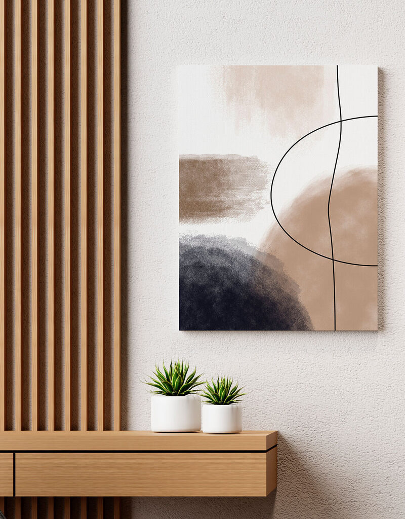 Abstract shapes in muted tones Abstract shapes in muted tones