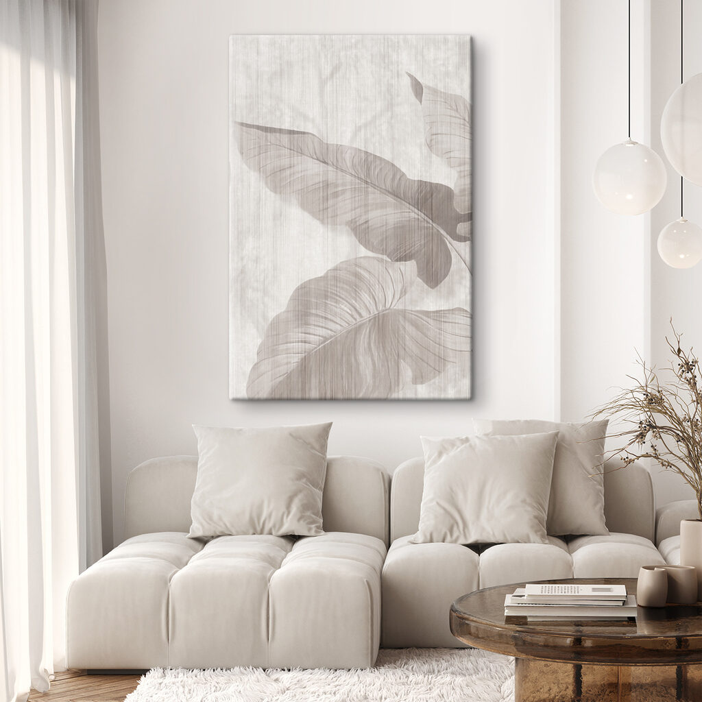 Elegant leaves in soft tones Elegant leaves in soft tones
