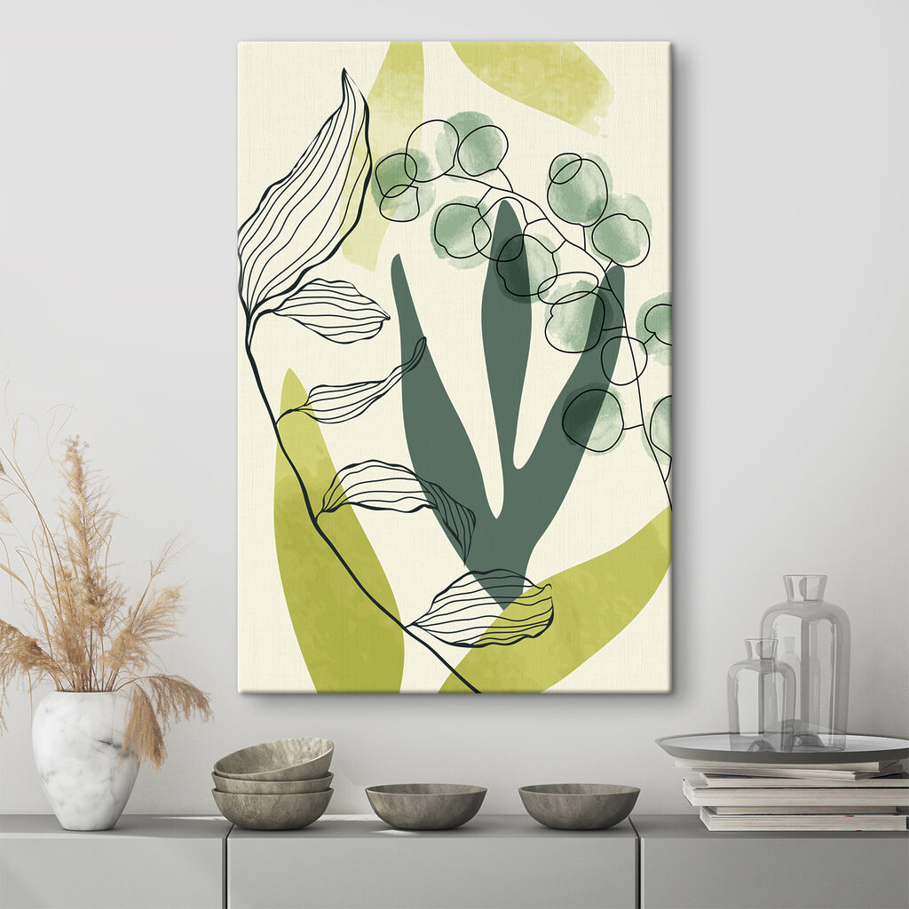 A drawing of a plant