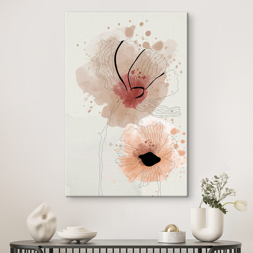 Soft blooms in gentle watercolor hues Soft blooms in gentle watercolor hues