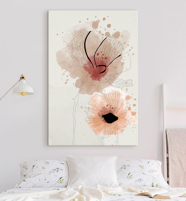 Soft blooms in gentle watercolor hues Soft blooms in gentle watercolor hues