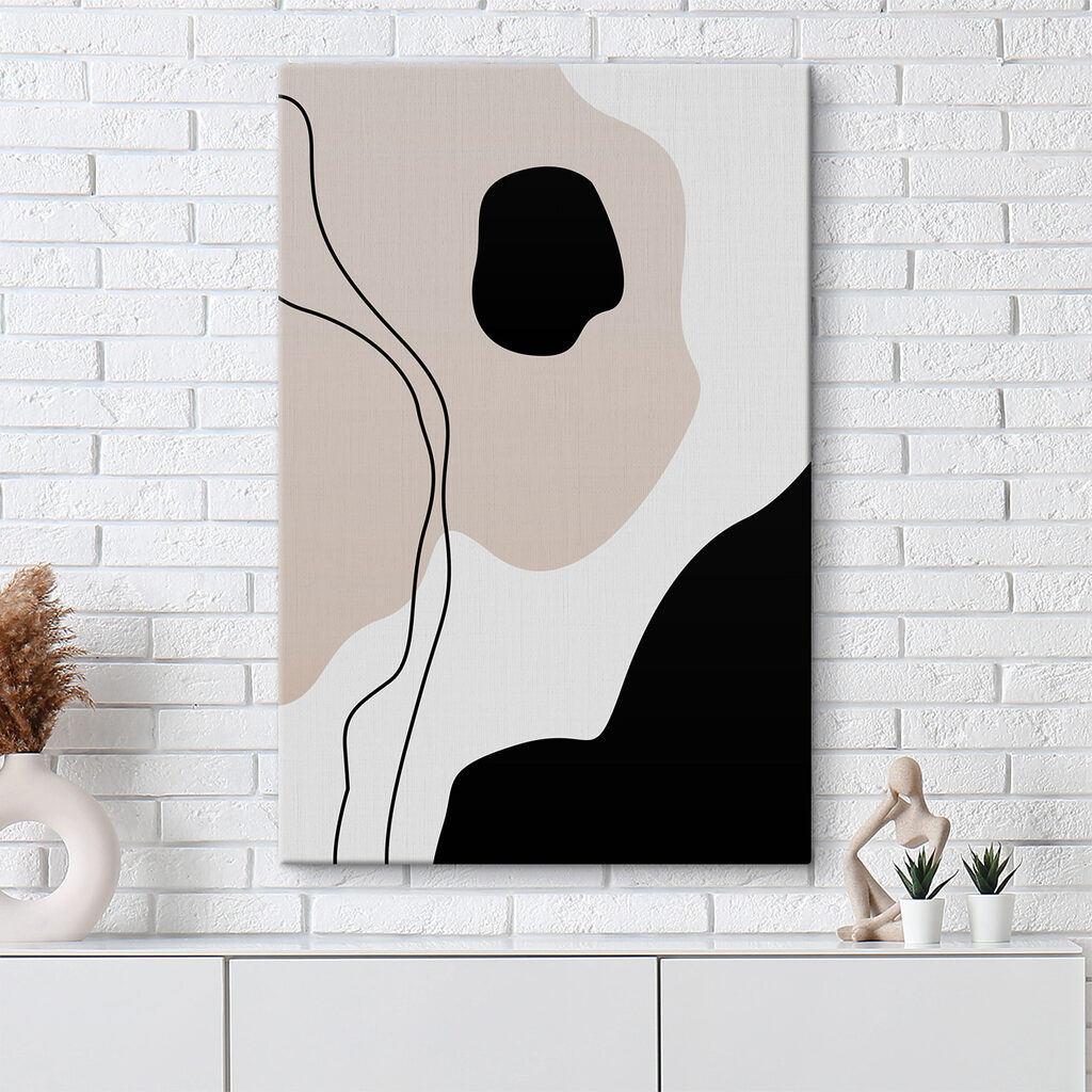 A black and white pattern