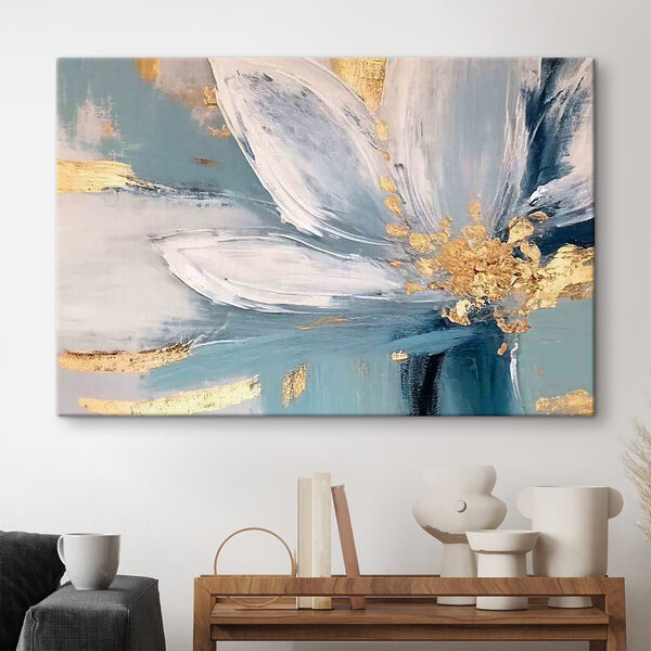 A painting of a flower A painting of a flower