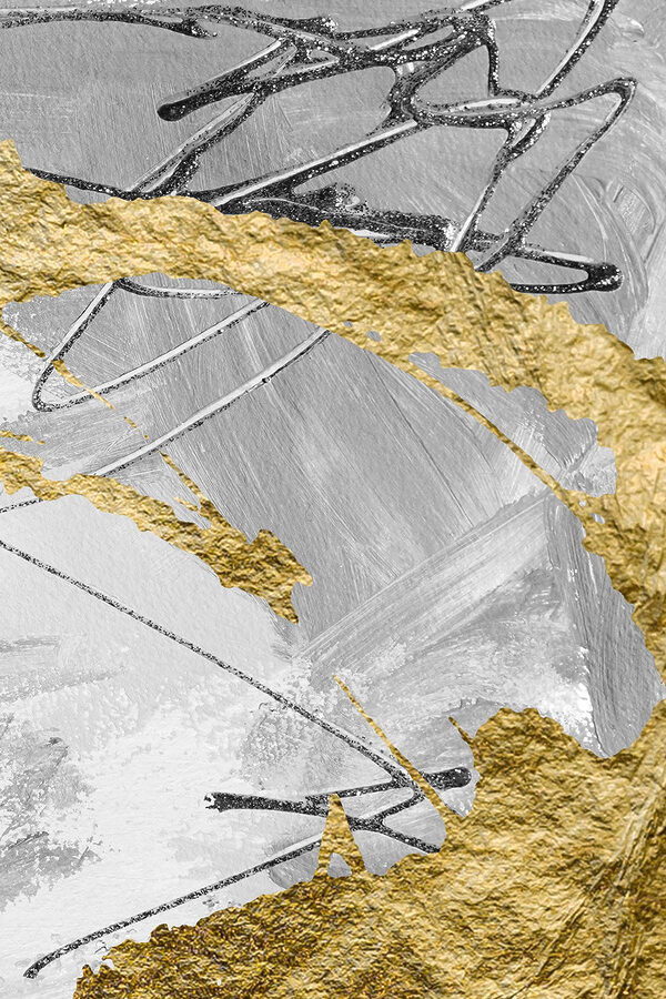 Abstract art in contrasting colors