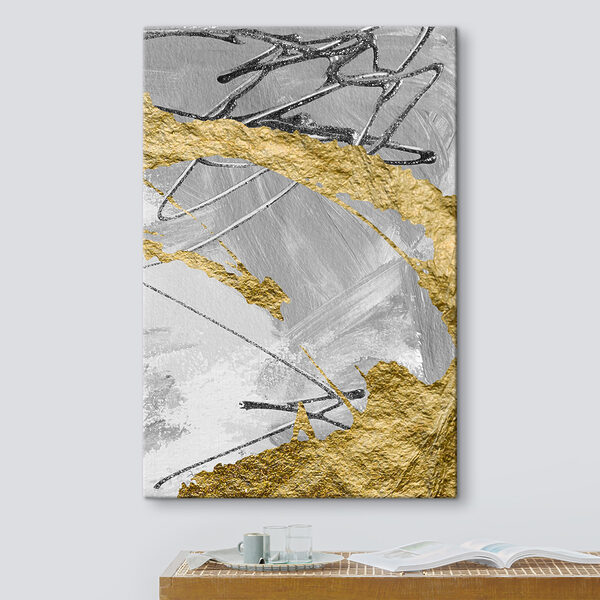 Abstract art in contrasting colors