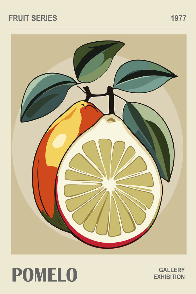 A lemon and orange cut in half