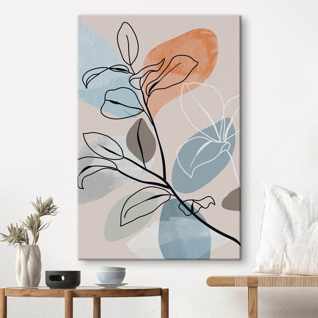 A drawing of a plant