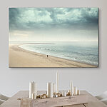 Obraz Osoba spacerująca po plaży