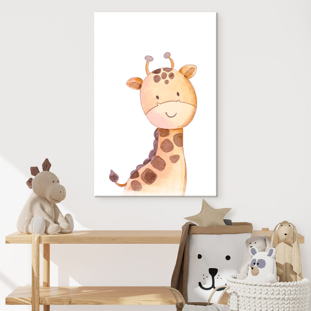 A giraffe with a white background A giraffe with a white background