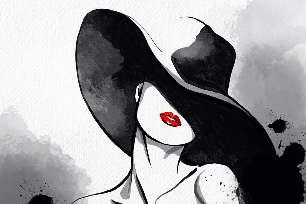 A woman wearing a hat A woman wearing a hat