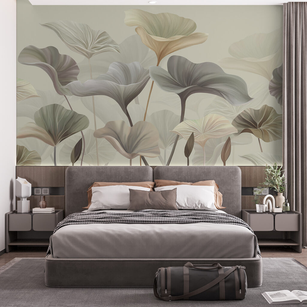 A close up of leaves