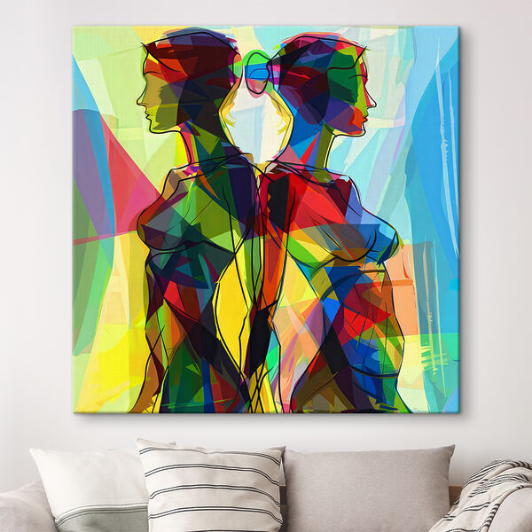 A woman's silhouettes of a woman's body A woman's silhouettes of a woman's body