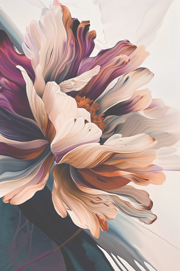 Colorful petals in soft harmony Colorful petals in soft harmony