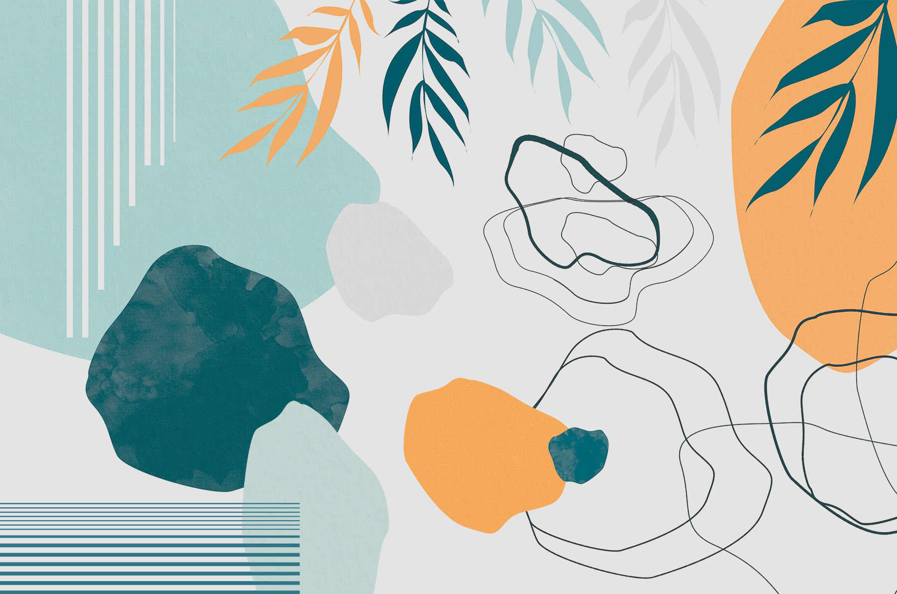 w00509p - Kolorowa sztuka z liśćmi - tegory